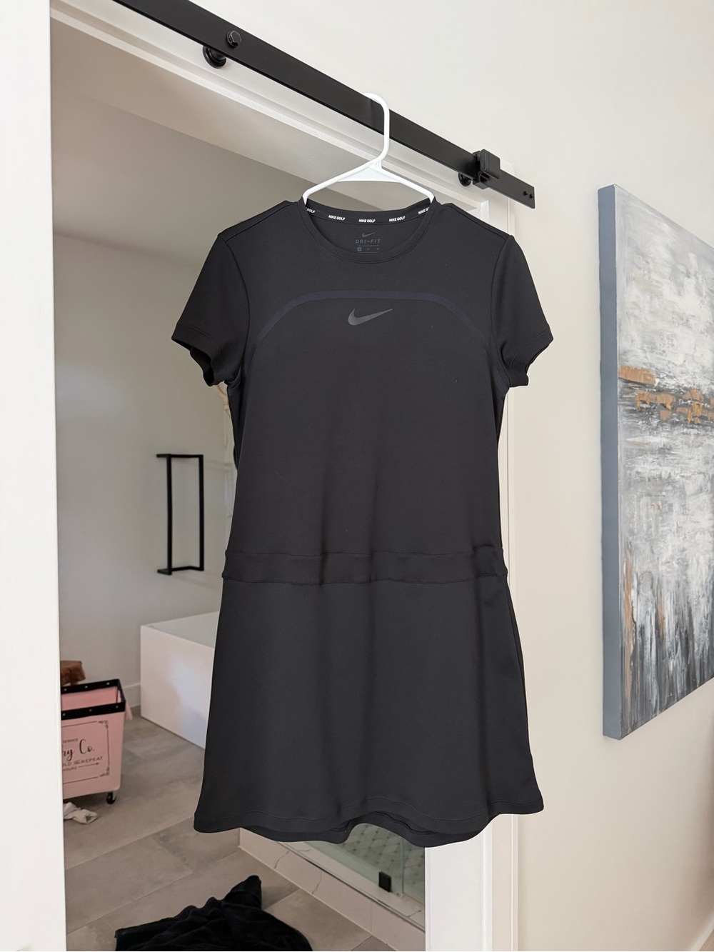 Nike Women’s Black Short-Sleeve Golf Dress